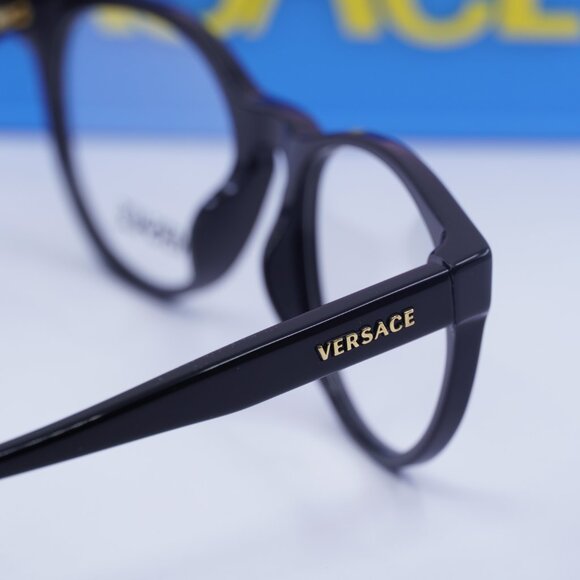 Versace Kids VK3321U GB1 Cat Eye Eyeglasses 48mm - Black - Picture 5 of 10
